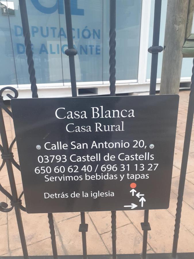 Casa Blanca Bed & Breakfast Castell De Castells Luaran gambar